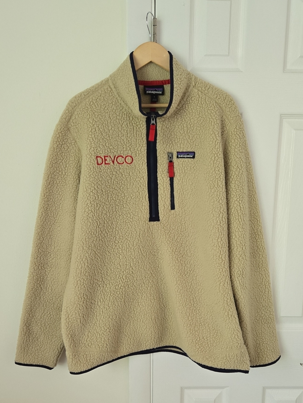Patagonia Retro Pile Pullover In El Cap Khaki NWOT